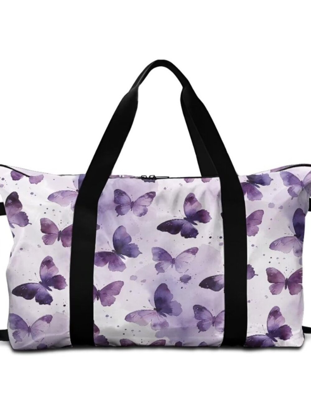 Western Horse Print Travel Duffel Tote Bag Foldable Carry On for Women, Cactus
